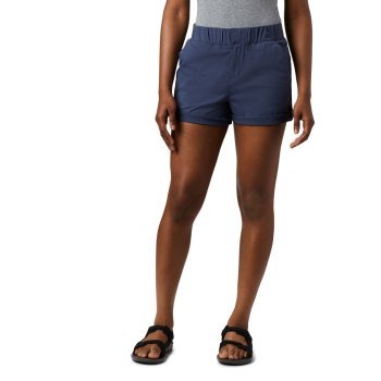 Columbia Firwood Camp II, Pantalones Cortos Azul Marino Para Mujer | 206479-INR